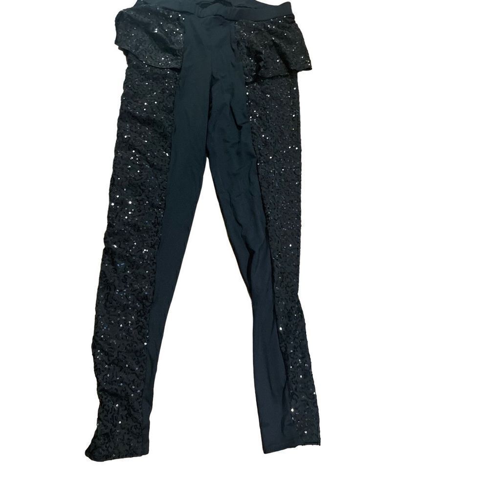 Weissman adult women’s dance performance theater sequin pants size med